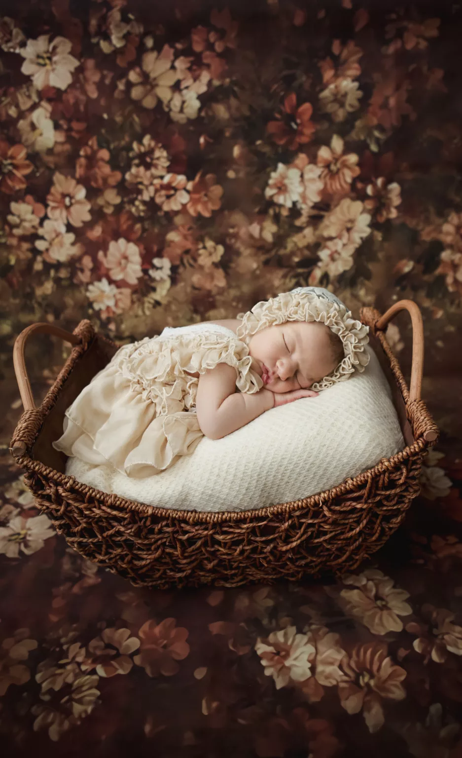 Shooting stylé pour bébé fille